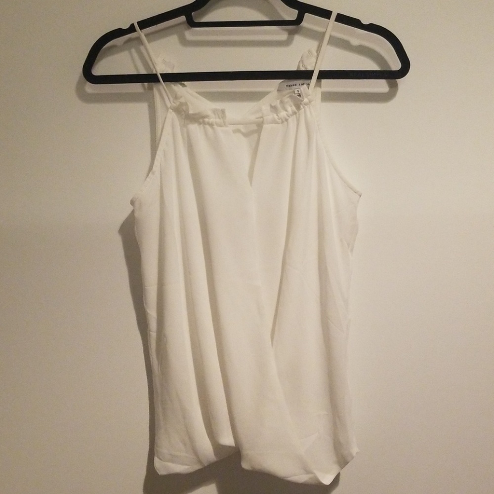 White dressy tank top